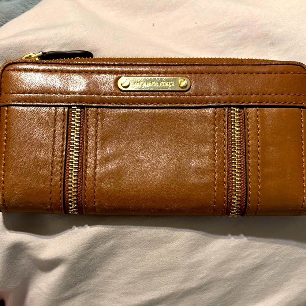 Michael Kors Brown Leather Wallet